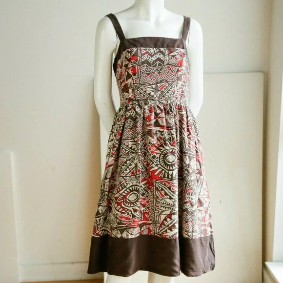 Oscar by Oscar de la Renta Geometric Print Dress - Picture 4 of 12